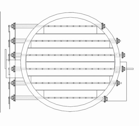 Industrial Square manual damper