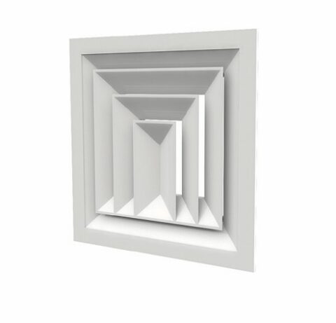 دریچه سقفی چهارگوش سه طرفه